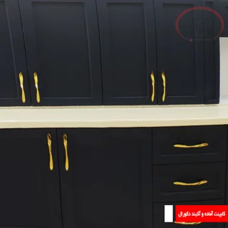 کابینت نئو کلاسیک سرمه ای